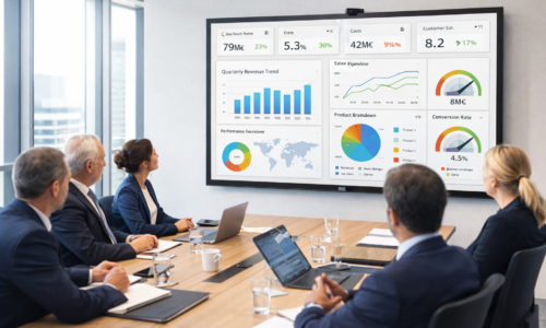 tableau de bord avec KPIs digitaux pour pilotage stratégique en 2026
